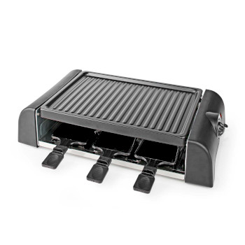 FCRA220FBK6 Gourmet / raclette | grill | 6 personen | spatel | temperatuurinstelling | anti-aanbak laag | rechth Product foto