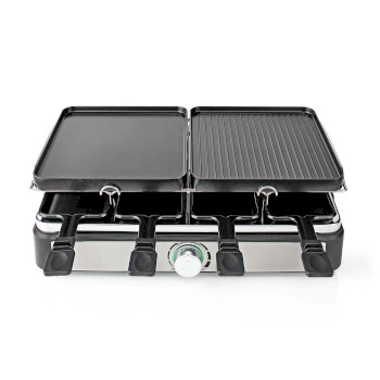 FCRA300FBK8 Gourmet / raclette | grill / steen | 8 personen | spatel | temperatuurinstelling | anti-aanbak laag  Product foto