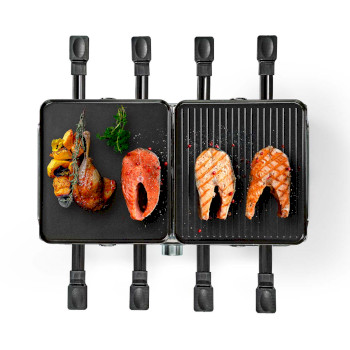 FCRA300FBK8 Gourmet / raclette | grill / steen | 8 personen | spatel | temperatuurinstelling | anti-aanbak laag  Product foto