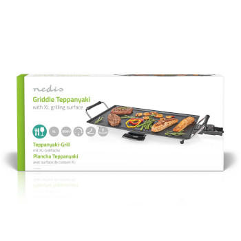 FCTE110EBK50 Teppanyaki tafelgrill | bakoppervlak (l x b): 47.5 x 26.5 cm | 5 warmte standen Verpakking foto