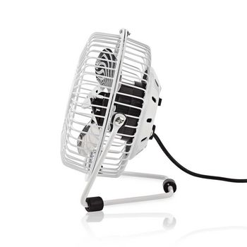 FNDK1WT10 Tafelventilator | usb gevoed | diameter: 100 mm | 3 w | 1 snelheid | wit Product foto