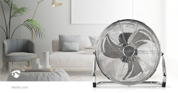 FNFL10CCR40 Vloerventilator | 400 mm | 3 snelheden | kantelbaar | metaal Product foto