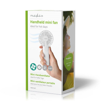 FNHH1WT Hand ventilator | 60 mm | 2 snelheden | wit Verpakking foto
