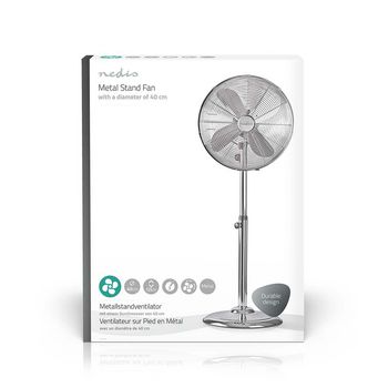 FNST20ECR40 Staande ventilator | diameter: 400 mm | 3 snelheden | zwenkfunctie | 50 w | verstelbare hoogte | nee Verpakking foto