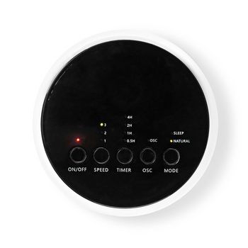 FNTR13CWT40 Torenventilator | 3 snelheden | zwenkfunctie | 50 w | afstandsbediening | wit / zwart Product foto