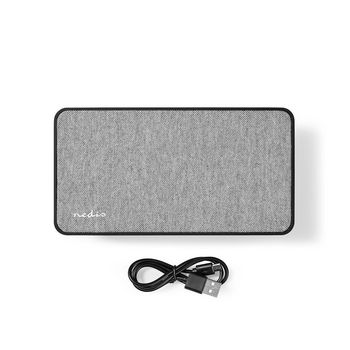FSBS110GY Bluetooth®-speaker | batterij speelduur: tot 4 uur | tafelmodel | 15 w | mono | zwart/grijs Inhoud verpakking foto