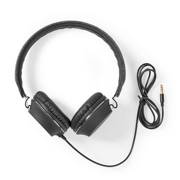 FSHP100AT Bedrade on-ear koptelefoon | 3,5 mm | kabellengte: 1.20 m | antraciet / zwart Inhoud verpakking foto