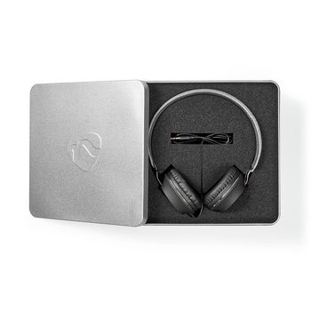 FSHP100GY Bedrade on-ear koptelefoon | 3,5 mm | kabellengte: 1.20 m | zwart/grijs Verpakking foto