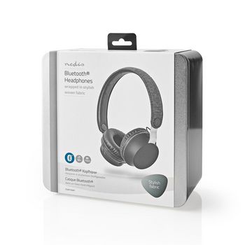 FSHP150AT Bluetooth®-koptelefoon met geweven stof bekleed | on-ear |18 uur afspeeltijd | antraciet / zwar Verpakking foto