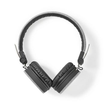 FSHP200GY Bedrade on-ear koptelefoon | 3,5 mm | kabellengte: 1.20 m | grijs / zwart