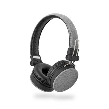 FSHP200GY Bedrade on-ear koptelefoon | 3,5 mm | kabellengte: 1.20 m | grijs / zwart Product foto