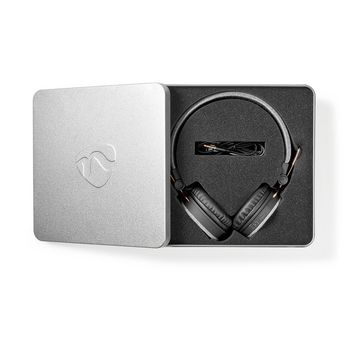 FSHP200GY Bedrade on-ear koptelefoon | 3,5 mm | kabellengte: 1.20 m | grijs / zwart Verpakking foto
