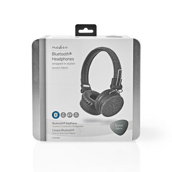 FSHP250AT Bluetooth®-koptelefoon met geweven stof bekleed | on-ear |18 uur afspeeltijd | antraciet / zwar  foto