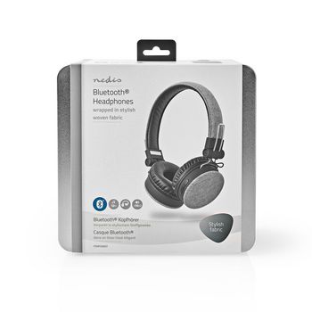 FSHP250GY Draadloze on-ear koptelefoon | batterij speelduur: tot 18 uur | ingebouwde microfoon | drukbediening  foto