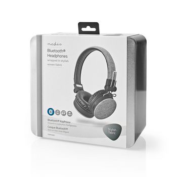 FSHP250GY Draadloze on-ear koptelefoon | batterij speelduur: tot 18 uur | ingebouwde microfoon | drukbediening Verpakking foto