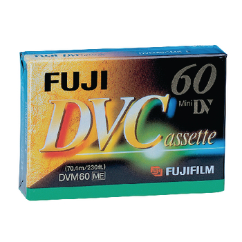 FUJI-DVM60 Opneembare mini dvcassette 60 minuten Verpakking foto
