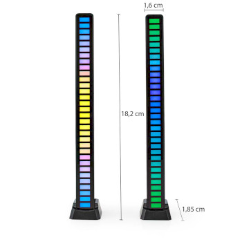 GALDP110BK Game verlichting | rgb | batterij gevoed | gebruikt voor: desktop / notebook | zwart Product foto