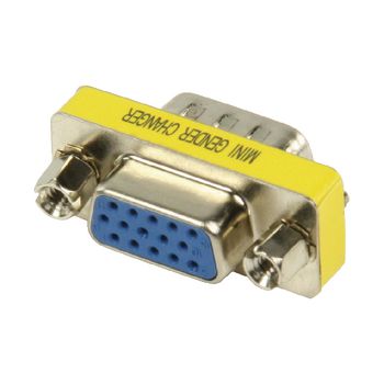 GCHD-MF15P Vga-adapter vga male - vga female 15-pins metaal Product foto
