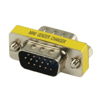 GCHD-MM15P Vga-adapter vga male - vga male metaal