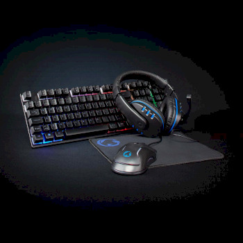 GCK51110BKND Gaming combo kit | 5-in-1 | toetsenbord, koptelefoon, muis en muismat | zwart | qwerty | scandinavis
