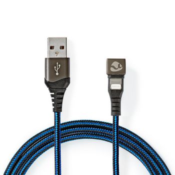GCTB39300AL10 Usb-kabel | usb 2.0 | apple lightning 8-pins | usb-a male | 12 w | 480 mbps | vernikkeld | 1.00 m |  Product foto