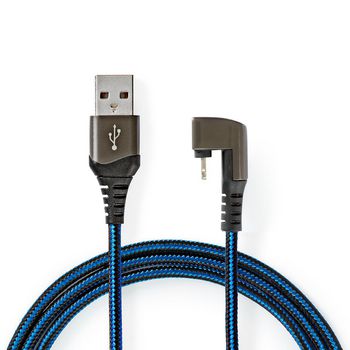 GCTB39300AL10 Usb-kabel | usb 2.0 | apple lightning 8-pins | usb-a male | 12 w | 480 mbps | vernikkeld | 1.00 m |  Product foto