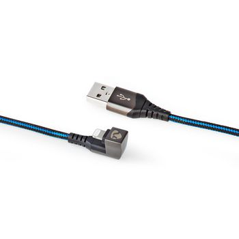 GCTB39300AL10 Usb-kabel | usb 2.0 | apple lightning 8-pins | usb-a male | 12 w | 480 mbps | vernikkeld | 1.00 m |  Product foto