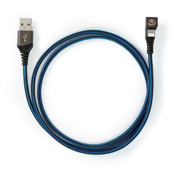 GCTB39300AL10 Usb-kabel | usb 2.0 | apple lightning 8-pins | usb-a male | 480 mbps | vernikkeld | 1.00 m | rond |  Inhoud verpakking foto