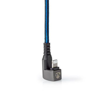 GCTB39300AL20 Usb-kabel | usb 2.0 | apple lightning 8-pins | usb-a male | 480 mbps | vernikkeld | 2.00 m | rond |  Product foto