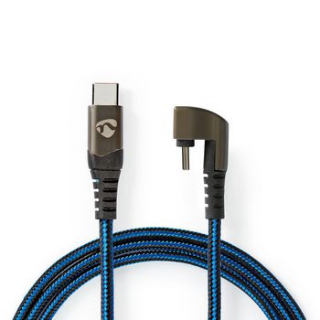 GCTB60700BK10 Usb-kabel | usb 2.0 | usb-c™ male | usb-c™ male | 480 mbps | verguld | 1.00 m | rond | g Product foto