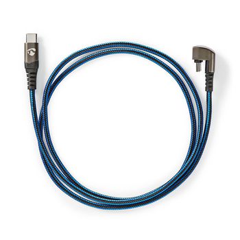 GCTB60700BK10 Usb-kabel | usb 2.0 | usb-c™ male | usb-c™ male | 480 mbps | verguld | 1.00 m | rond | g Inhoud verpakking foto