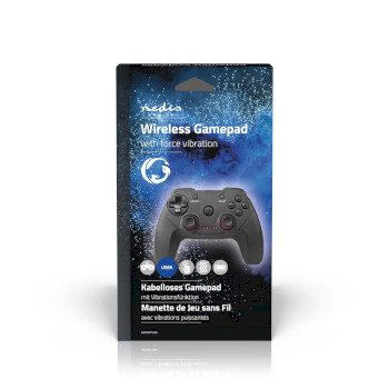 GGPDW110BK Gamepad | draadloos | batterij gevoed | pc | aantal knoppen: 11 | kabellengte: 1.00 m | zwart  foto