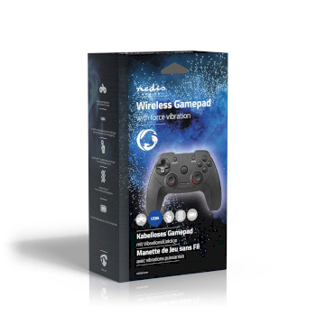 GGPDW110BK Gamepad | draadloos | batterij gevoed | pc | aantal knoppen: 11 | kabellengte: 1.00 m | zwart Verpakking foto