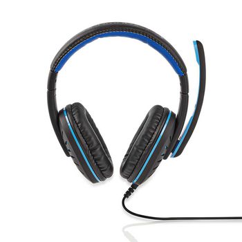 GHST100BK Gaming headset | over-ear | stereo | 2x 3.5 mm | opvouwbare microfoon | 2.20 m | normale verlichting