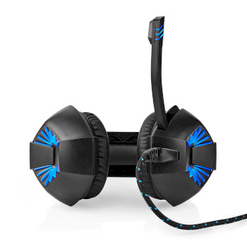 GHST250BK Gaming headset | over-ear | stereo | usb type-a / 2x 3.5 mm | inklapbare microfoon | 2.20 m | led Product foto