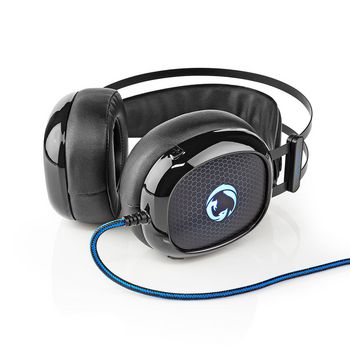 GHST300BK Gaming headset | over-ear | stereo | usb type-a / 2x 3.5 mm | ingebouwde microfoon | 2.20 m | normal Product foto