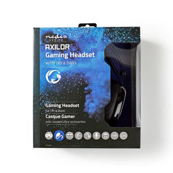 GHST300BK Gaming headset | over-ear | stereo | usb type-a / 2x 3.5 mm | ingebouwde microfoon | 2.20 m | normal  foto