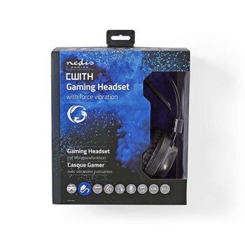 GHST400BK Gaming headset | over-ear | stereo | usb type-a / 2x 3.5 mm | ingebouwde microfoon | 2.20 m | normal Verpakking foto