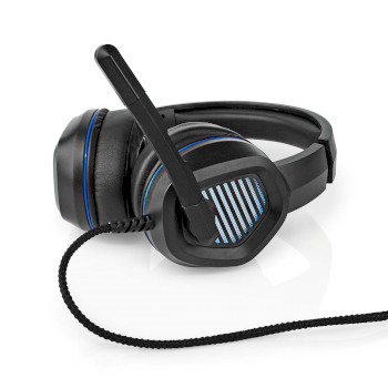GHST410BK Gaming headset | over-ear | surround | usb type-a | inklapbare microfoon | 2.10 m | led