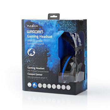 GHST500BK Gaming headset | over-ear | surround | usb type-a | buigbare en inschuifbare microfoon | 2.10 m | no Verpakking foto