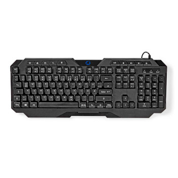 GKBD110BKDE Bedraad gaming toetsenbord | usb type-a | membrane toetsen | led | qwertz | duits | usb gevoed | len Product foto