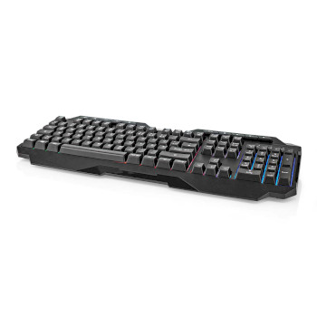 GKBD110BKDE Bedraad gaming toetsenbord | usb type-a | membrane toetsen | led | qwertz | duits | usb gevoed | len Product foto