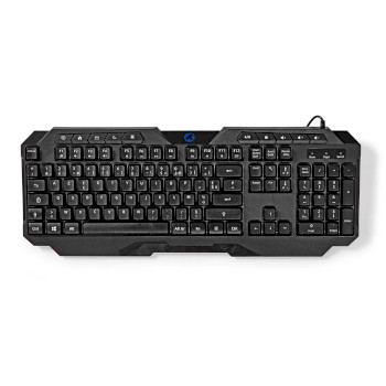 GKBD110BKFR Bedraad gaming toetsenbord | usb type-a | membrane toetsen | led | azerty | frans | usb gevoed | len Product foto