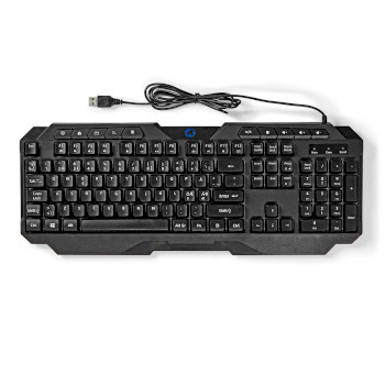 GKBD110BKND Bedraad gaming toetsenbord | usb type-a | membrane toetsen | led | qwerty | scandinavisch | usb gevo Inhoud verpakking foto