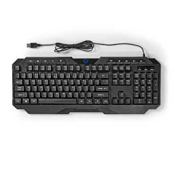 GKBD110BKUS Bedraad gaming toetsenbord | usb type-a | membrane toetsen | led | qwerty | us internationaal | usb  Inhoud verpakking foto