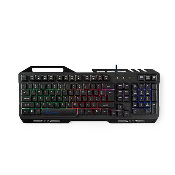 GKBD200BKUS Bedraad gaming toetsenbord | usb 2.0 | membrane toetsen | led | us internationaal | us internationaa Product foto