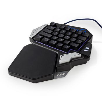 GKBD300BK Bedraad gaming toetsenbord | usb | mechanische toetsen | rgb | enkelhandig | universeel | lengte str Product foto