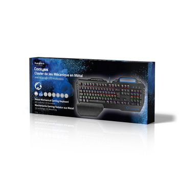 GKBD400BKFR Bedraad gaming toetsenbord | usb | mechanische toetsen | rgb | frans | frans | usb gevoed | lengte s Verpakking foto