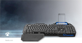 GKBD400BKFR Bedraad gaming toetsenbord | usb | mechanische toetsen | rgb | frans | frans | usb gevoed | lengte s Product foto