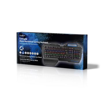 GKBD400BKND Bedraad gaming toetsenbord | usb | mechanische toetsen | rgb | noors | scandinavisch | usb gevoed |  Verpakking foto